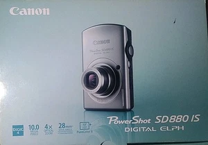 Canon PowerShot SD880 IS Digital ELPH 10MP Kamera, getestet, Box & Zubehör sehr guter Zustand - Bild 1 von 15