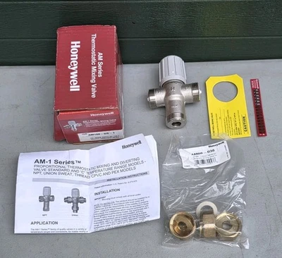 HONEYWELL Mixing Valve AM100-US-1 New in Box - Image 1 of 2