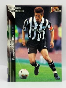 Kazuyoshi Miura J.League Official Card Vissel Kobe Japanese Soccer 2001 #11 - Picture 1 of 6