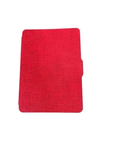 Niftynook Kindle Case Red Fabric New 6 4.5 - Picture 1 of 8