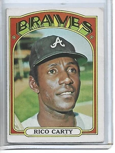 Rico Carty 1972 Topps Baseball Card HIGH #740-Atlanta Braves - Picture 1 of 2