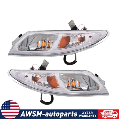 For International 4100 4200 4300 4400 8500 8600 Headlight Headlamp Pair Set of 2 Foto 1 de 4