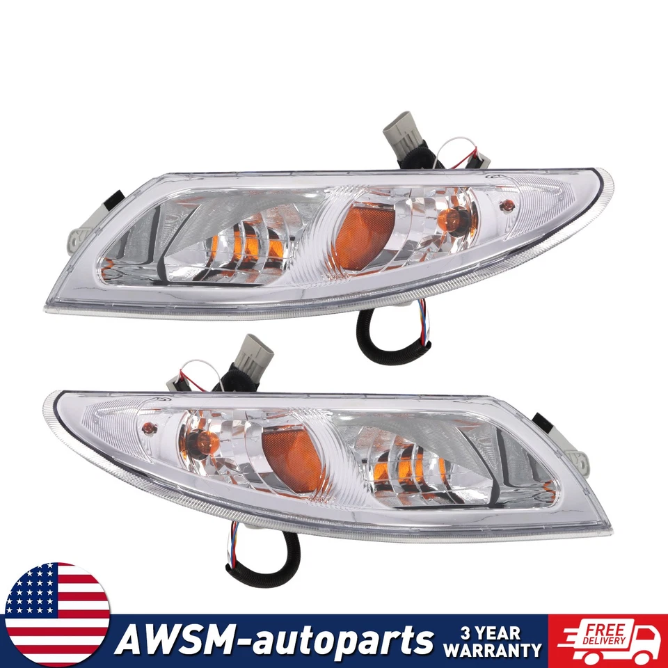 For International 4100 4200 4300 4400 8500 8600 Headlight Headlamp Pair Set of 2 Foto 1 de 4