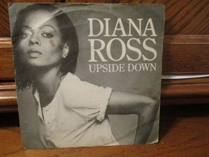 Diana Ross "Upside Down" Motown 45 with Picture Sleeve in Excellent Condition - Imagen 1 de 8