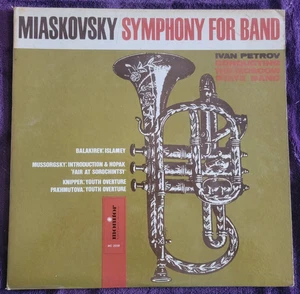 Miaskovsky Balakirev Mussorgsky ~ Symphony For Band Monitor MC2038 insert VG+ EX - Picture 1 of 4