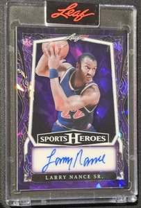 2025 Leaf Sports Heroes Larry Nance Sr. Autograph Auto /15 - #BA-LNS - Picture 1 of 2