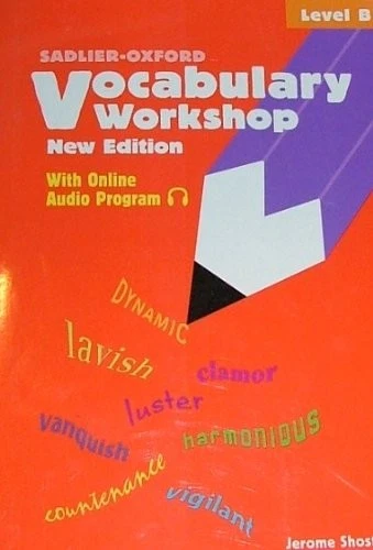VOCABULARY WORKSHOP, LEVEL B By Jerome Shostak **Mint Condition** - Image 1 of 1