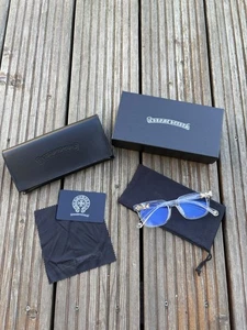 Chrome Hearts Brille mit Blaulichtfilter Durchsichtig Gold Brille - Bild 1 von 7