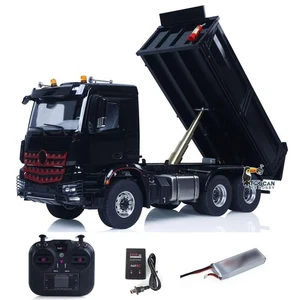 6X6 Metal Chassis 3348 RC Hydraulic Dumper 1/14 RTR Tipper Truck NO Lock Battery - Picture 1 of 24