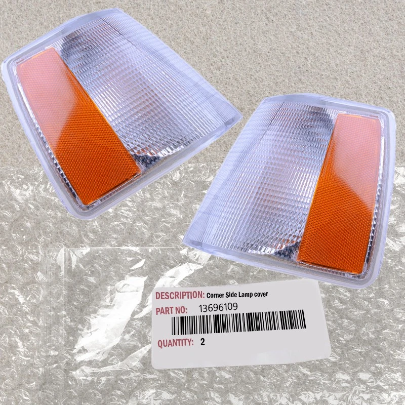 Par de tapas de luz de conducción de señal de luz de esquina de estacionamiento delantera para Volvo 740 940 960 Foto 1 de 4