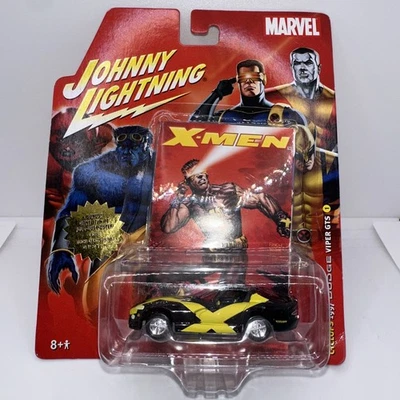 Coche fundido a presión Johnny Lightning Cyclops 1997 Dodge Viper GTS Marvel X-Men. 2006 Foto 1 de 4