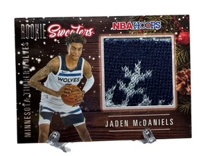 2020-21 Panini NBA Hoops Jaden McDaniels Timberwolves Rookie Sweater RSW-JMC - B - Picture 1 of 2