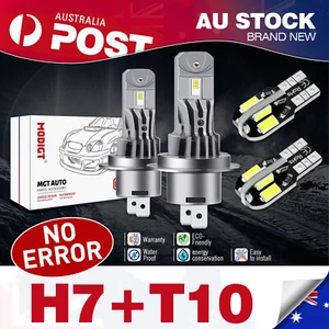 2x H7 LED Headlight Globes Low Beam Bulbs Kit CANBUS For Ford Mondeo 2007-2014 - Picture 1 of 19