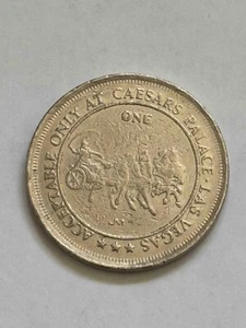Caesar Palace Las Vegas Casino $1 Gaming Token - Bild 1 von 2