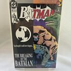 Batman #497 - 1993 Bane Breaks Batman's Back Cover B Cardstock Overlay DC Comics