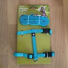 Vibrant Life Teal Harness & Leash For Kitty Cats 5-10 lbs New