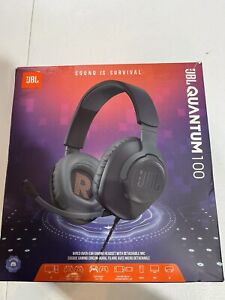 JBL Quantum 100 Wired Over-Ear Gaming Headphones - Black