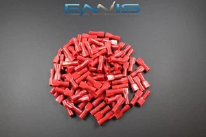 18-22 GAUGE 25 PACK NYLON FULLY INSULATED QUICK DISCONNECT FEMALE .187 TERMINAL - Picture 1 of 4