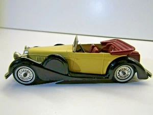 Matchbox Models of Yesteryear Y-11 1938 Lagonda Black / Yellow Die Cast Model - Picture 1 of 7