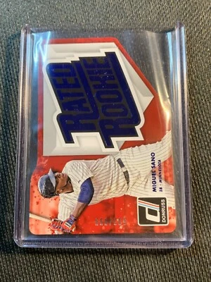 2016 Panini Donruss Rated Die-Cuts Blue 592/999 MIGUEL SANO #RRDC1 Rookie RC - Image 1 of 2