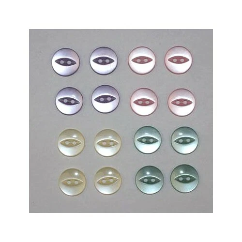 FINESTYLE 80 x Boutons de Couture 2 Trous :Choix de Diamètre 11mm ou 14mm Mercerie Couture