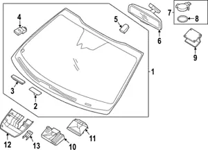 Genuine Kia Sensor Protector 96030-P1020 - Picture 1 of 1