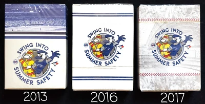 Toronto Blue Jays Swing Into Safety Team Card Box FACTORY SEALED 2013, '16, '17 - Image 1 of 4