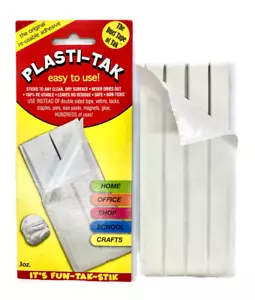 PLASTI-TAK Putty 3oz Very Adhesive NON Drying Always Reuseable!! - Picture 1 of 6