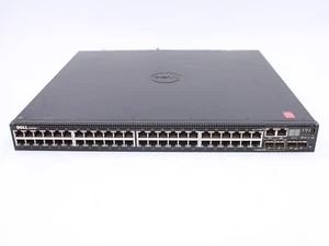 Dell N3048P 48 Port Gigabit PoE 10/100/1000 GbE 2x 10 GbE SFP+ Network Switch - Picture 1 of 3