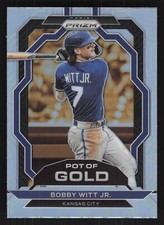 2023 Panini Prizm Baseball #PG3 Bobby Witt Jr. Pot of Gold Silver Insert 