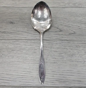 Vintage Oneida Silver-Plate Adam No Monogram Solid Smooth Casserole Spoon - Picture 1 of 6