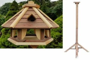Nistkasten.Vogelhaus ,Vogelfutterhaus, Holzvilla,Vogelstation,auch Ständer - Bild 1 von 6
