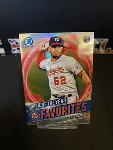 2021 Bowman Chrom Luis Garcia ROTY Favoriten RC #RRY-LG B1-T11 - Bild 1 von 2