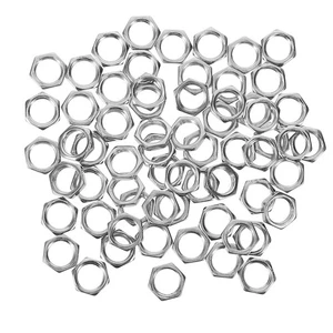 100 Pcs Hexagonal Thin Nut Sleeve Insert Ceiling Light Fitting Lamp Hardware - Picture 1 of 12