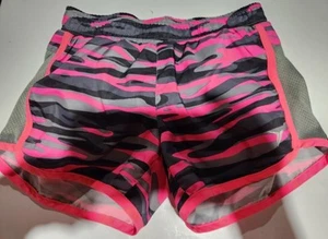 Girls Old Navy Active Pink Grey Black Camo Shorts Size Medium - Picture 1 of 5