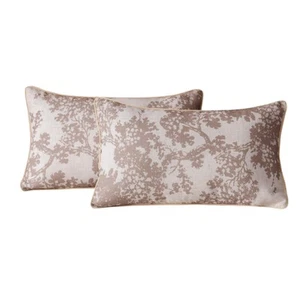 Floral Lumbar Throw Pillow Covers 12x20 Set of 2 Decorative Pillow Covers for... - Picture 1 of 8
