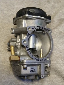 Harley 27492-96A CV Carb Stock Fits all 2000 up Twin Cams 45/190 rebuilt   E4 - Bild 1 von 11