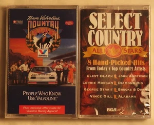 SEALED PROMO COUNTRY MUSIC TAPES Lot Of 7 PLAY OR USE AS BLANK RECORDING TAPE - Picture 1 of 3