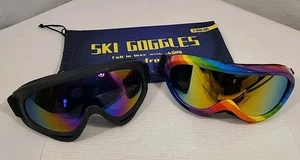 COOLOO Ski Goggles, Snow Snowboard Goggles for Men / Women - UV Protection - Picture 1 of 4