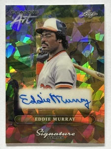 2025 Leaf Signature Series Classic Art CA-EM1 Eddie Murray Auto 1/1 - Picture 1 of 2