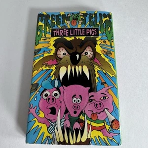 Green Jelly Cassette Single Three Little Pigs Green Jelly Obey the Cowgod VG+ - Picture 1 of 7