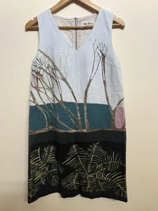 GORMAN x Dana Kinter | “Sunshine Through Rain” Shift Dress 100% Cotton | Size 8 - Picture 1 of 12