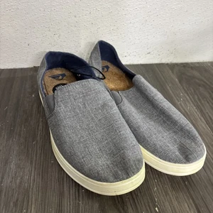 Quicksilver Harbor Wharf Slipper, grau, Herren 12 Canvas Dock #U3 - Bild 1 von 5