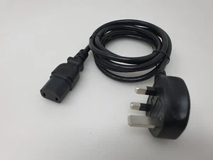 Für Yamaha RX-A840 AV-Receiver Netzkabel Netzkabel Kabel 2 m UK - Bild 1 von 6