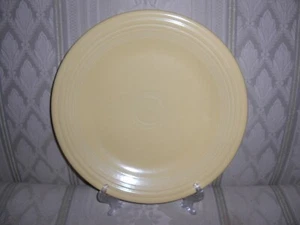 Fiesta - Homer Laughlin - Light Yellow Large 10-1/2" Dinner Plate - MAKE OFFER! - Picture 1 of 11