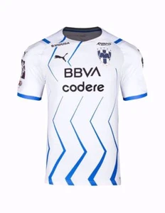 MAGLIA DA CALCIO A RIGHE MONTERREY BIANCA GIOCATORE VERSIONE PROMO PRO - Foto 1 di 3