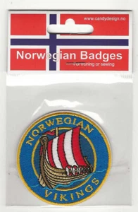 Land Norwegen Souvenir Patch - Bild 1 von 1