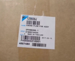 DAIKIN AIR CON CROSS FLOW FAN ASSY 128839J QCL9158MA FTK/X-J - BRAND NEW BOXED - Picture 1 of 1