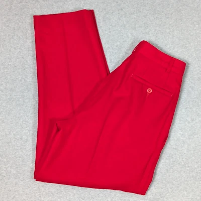 Vintage Michael Kors Compagnia Pants Womens Size 4 Pleated Tapered Made in Italy - Image 1 of 4
