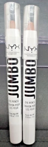 2) NYX Professional Makeup Jumbo Crayon Eyeliner Pencil #JEP633 Iced Latte 0.18 - Picture 1 of 3